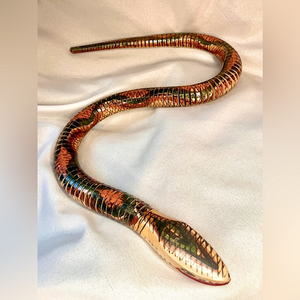 Peruvian Wooden Snake Flexible 24 inches long!!